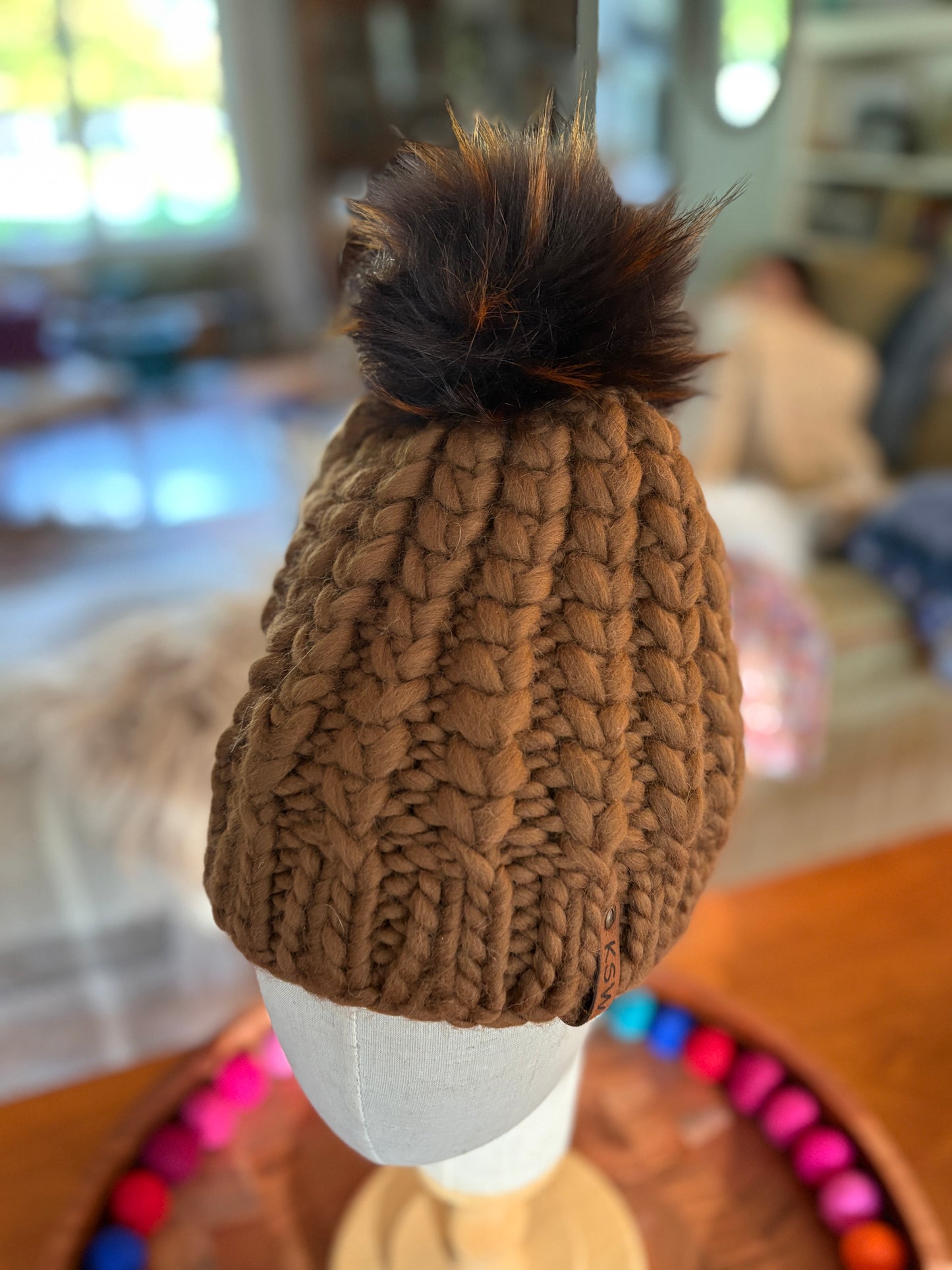 Braided Hearts Beanie