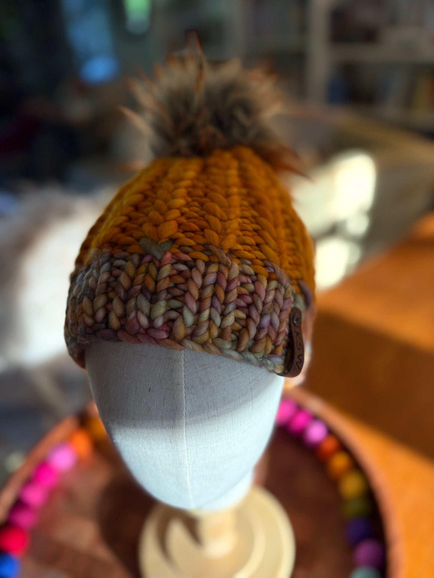 Braided Heart Beanie