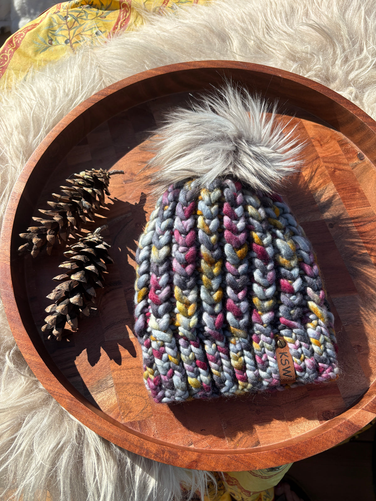 Braided Hearts Beanie
