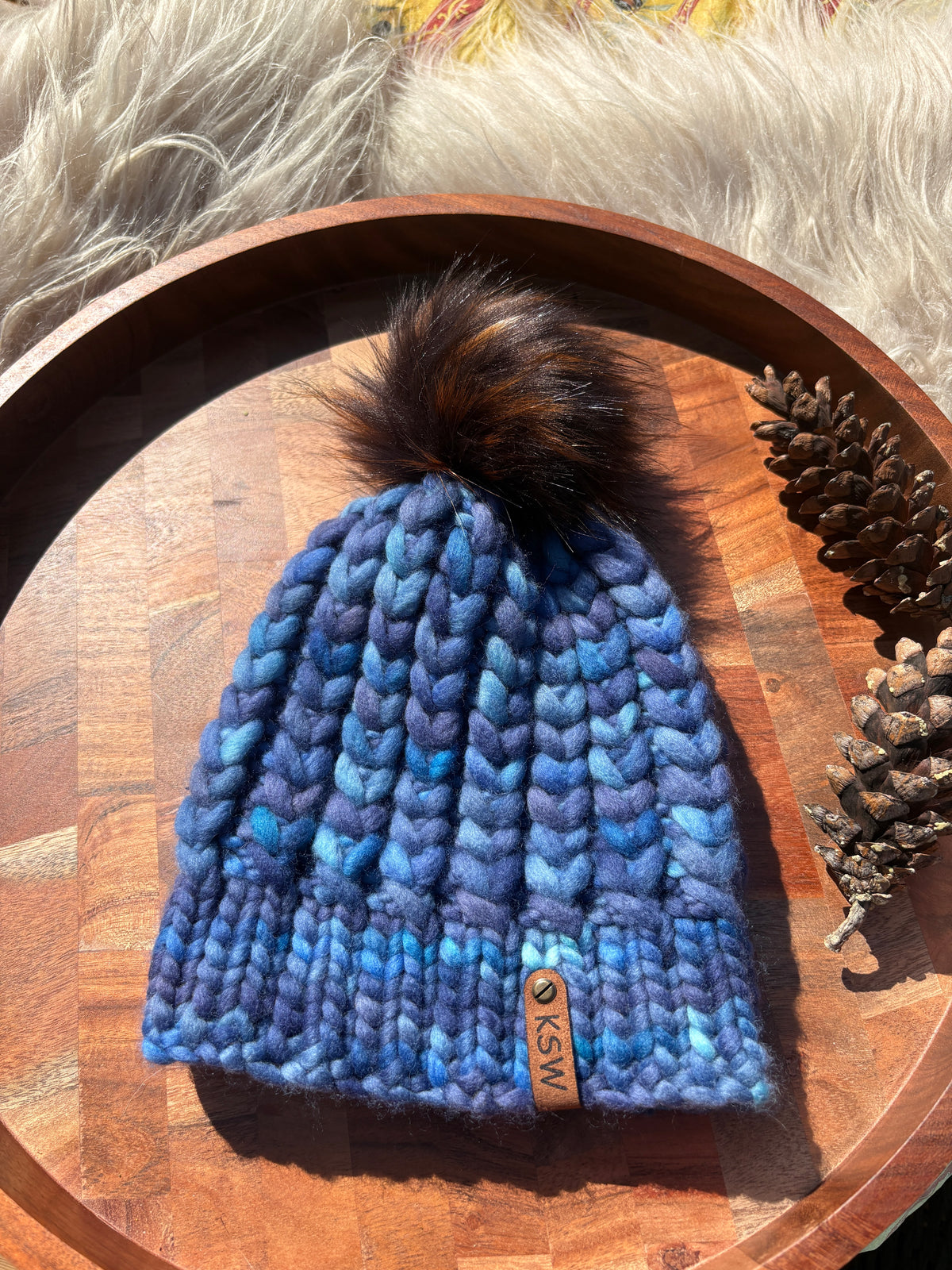 Braided Hearts Beanie