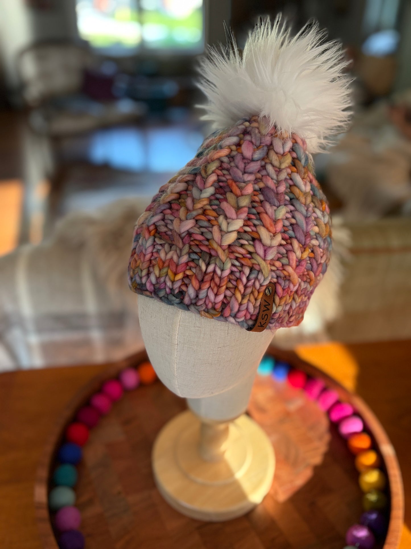 Braided Hearts Beanie
