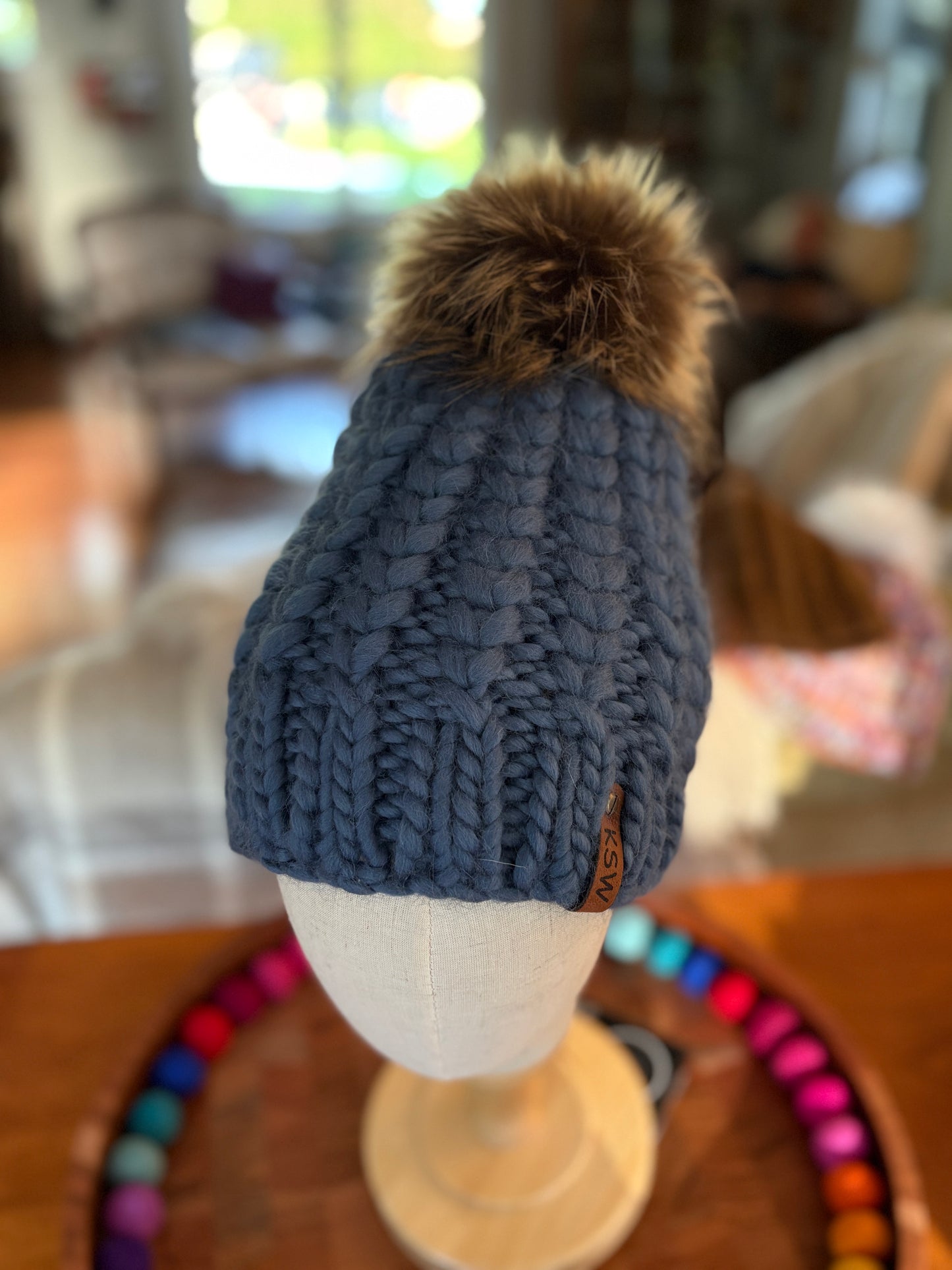 Braided Hearts Beanie