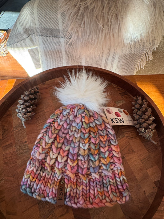 Braided Hearts Beanie