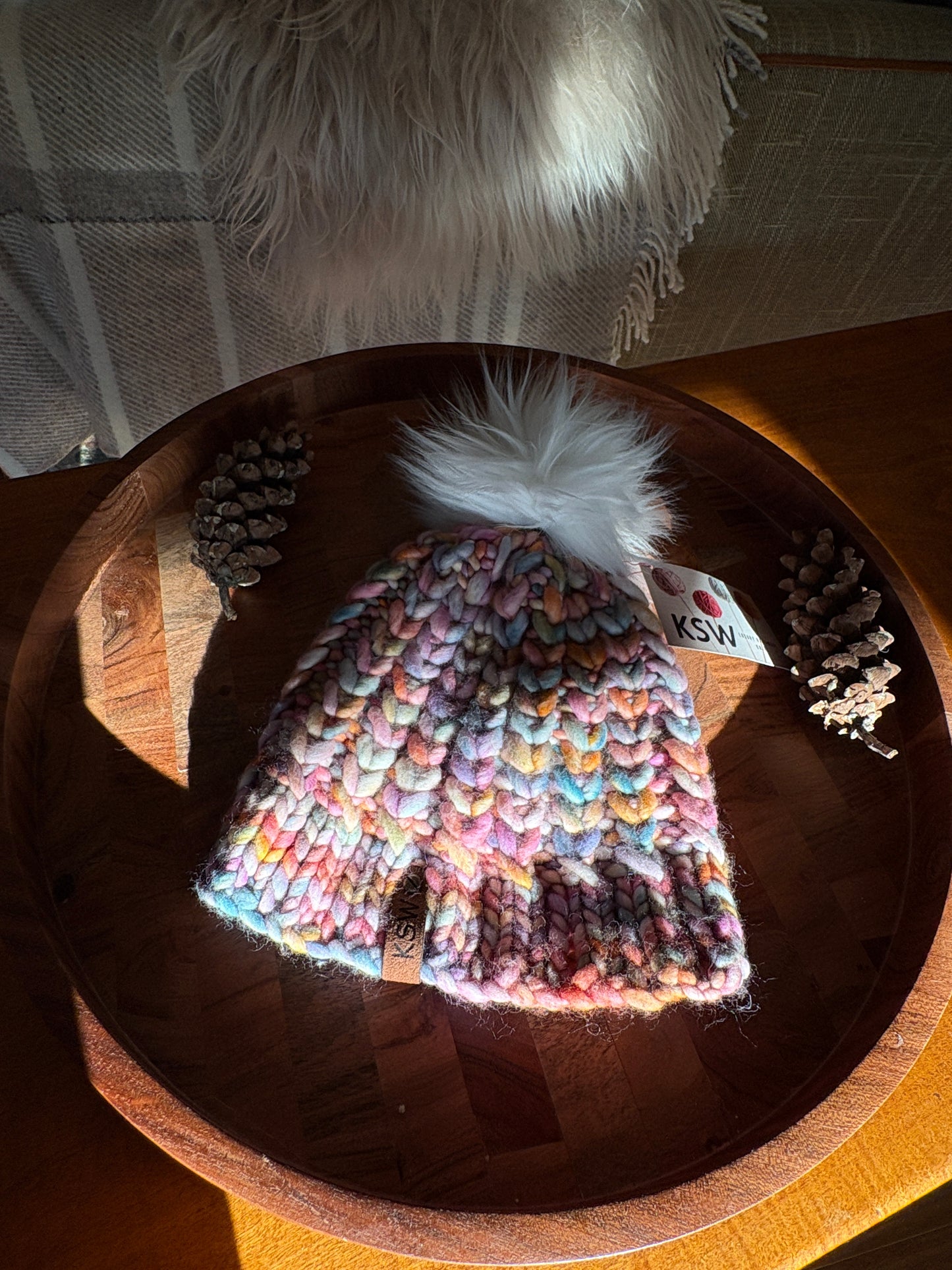 Braided Hearts Beanie