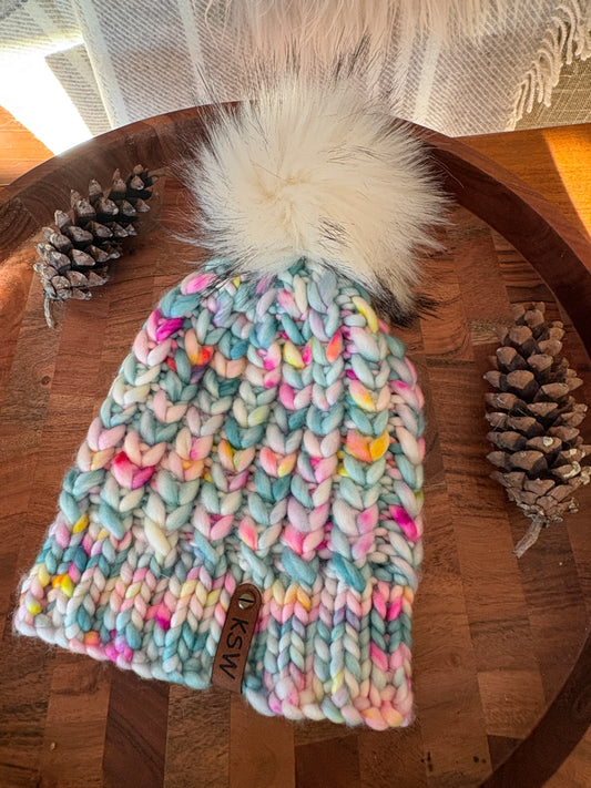 Braided Hearts Beanie