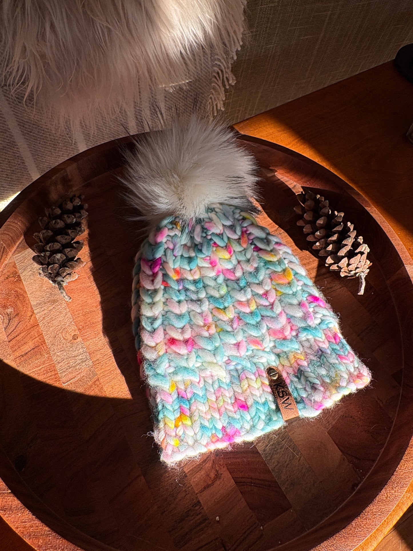 Braided Hearts Beanie