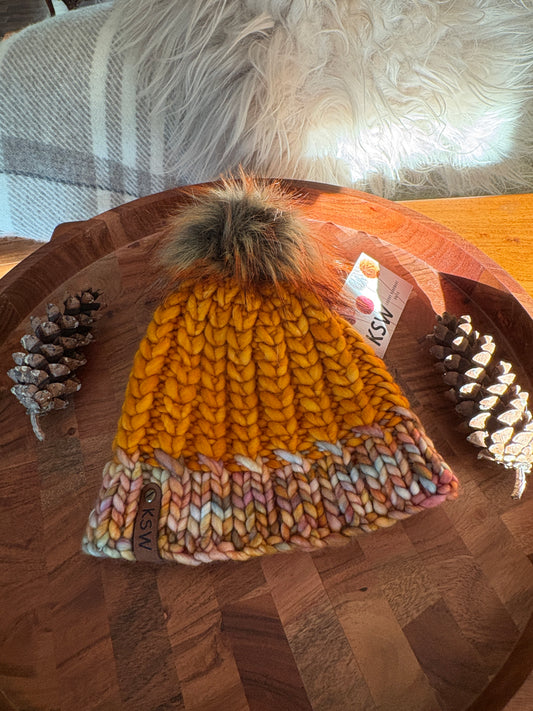 Braided Heart Beanie