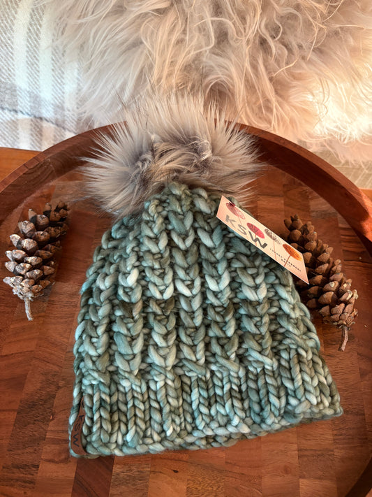 Braided Heart Beanie