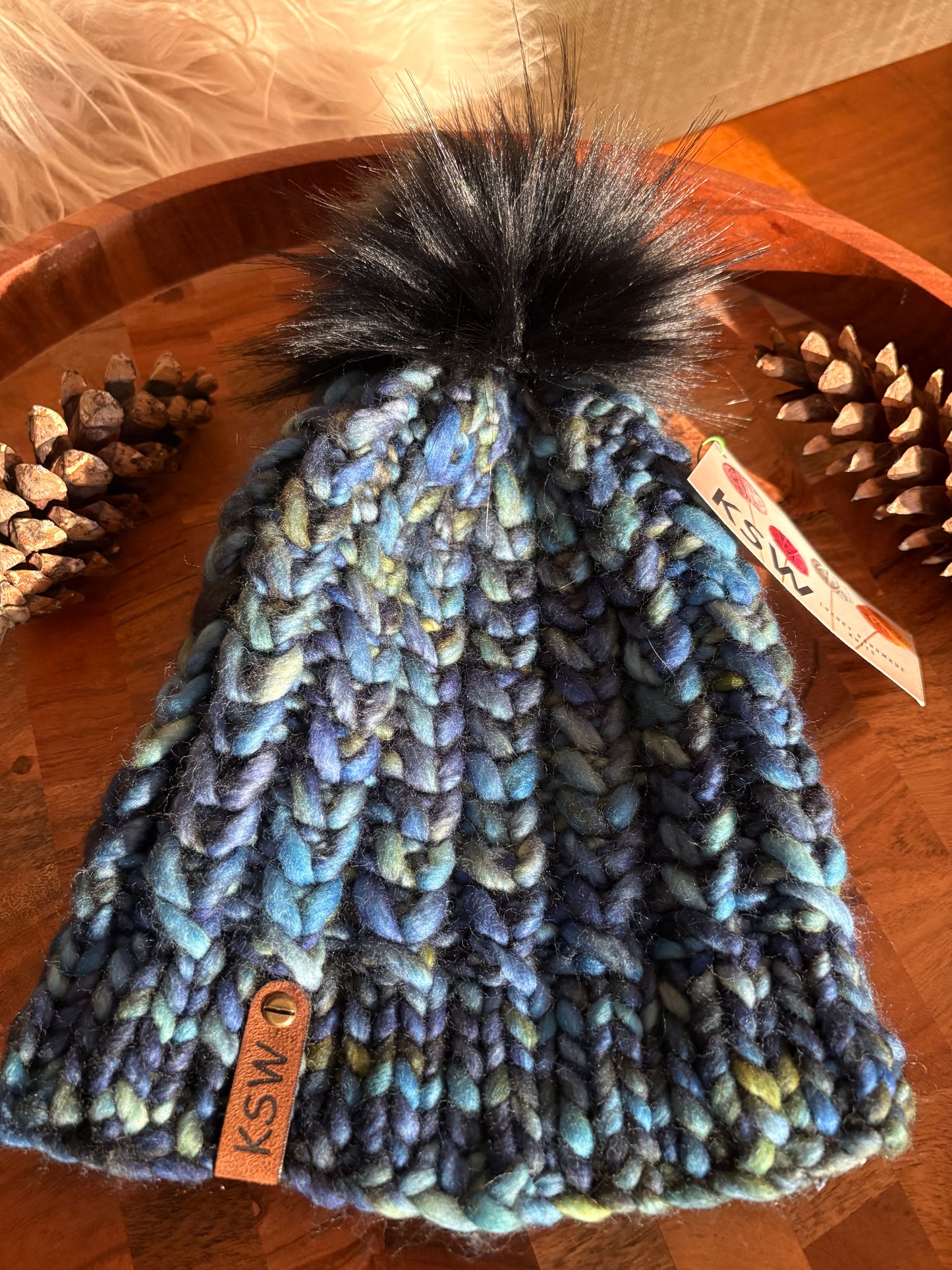 Braided Heart Beanie