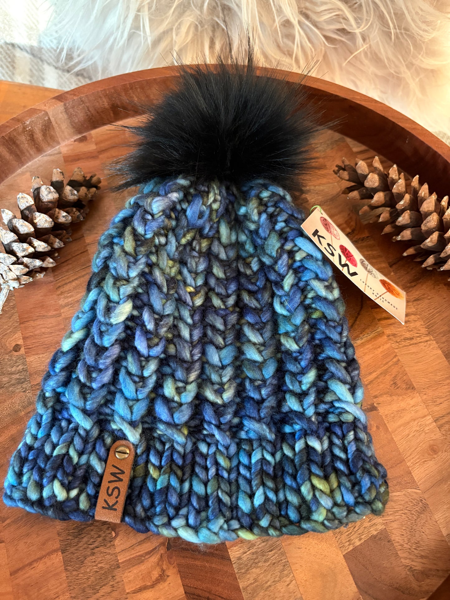 Braided Heart Beanie