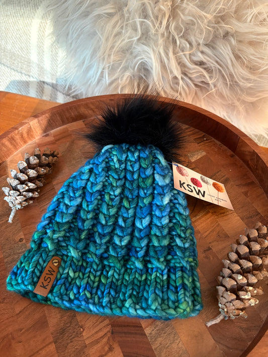 Braided Heart Beanie