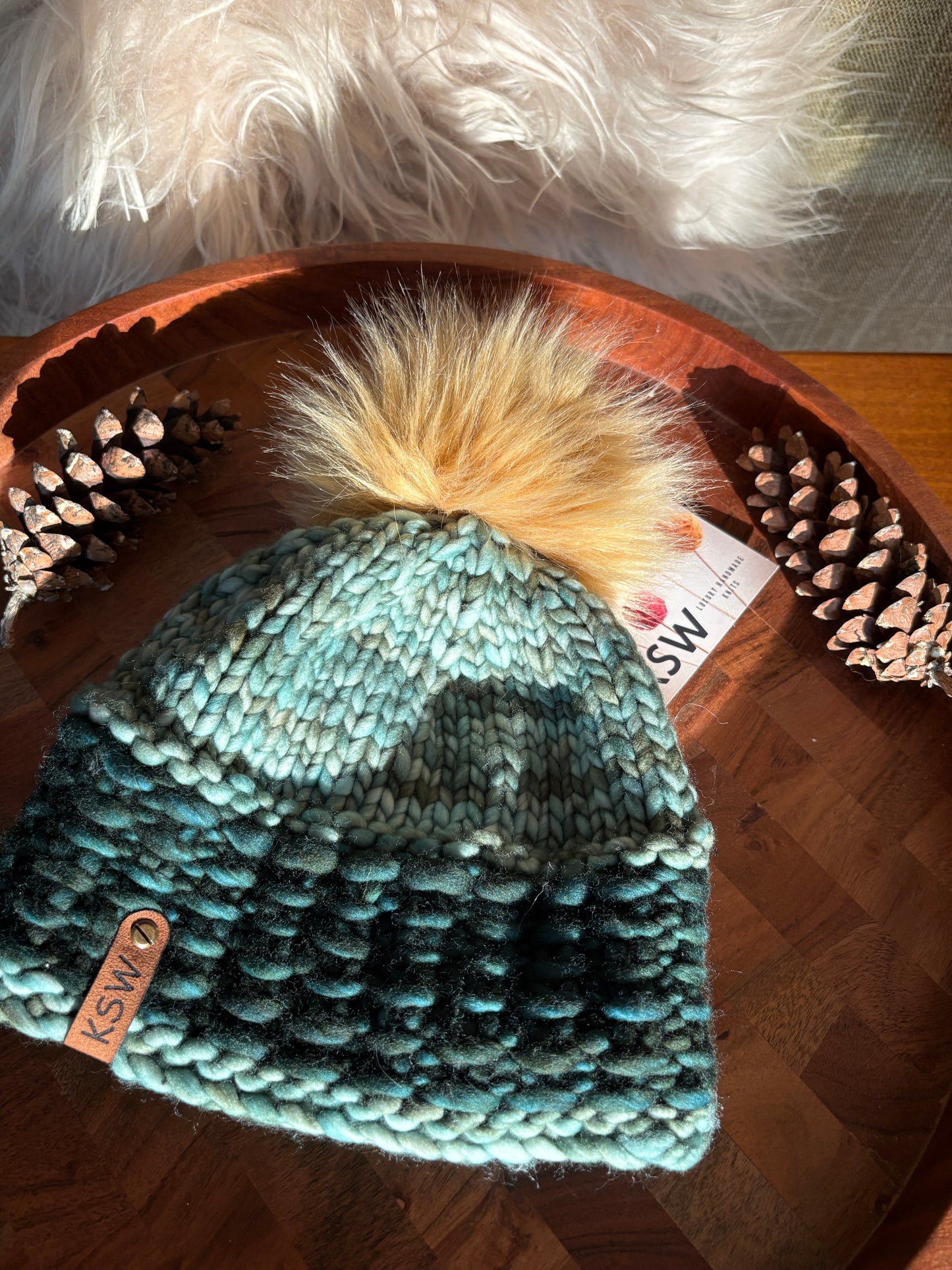 Sierra Brim Beanie with Pompom