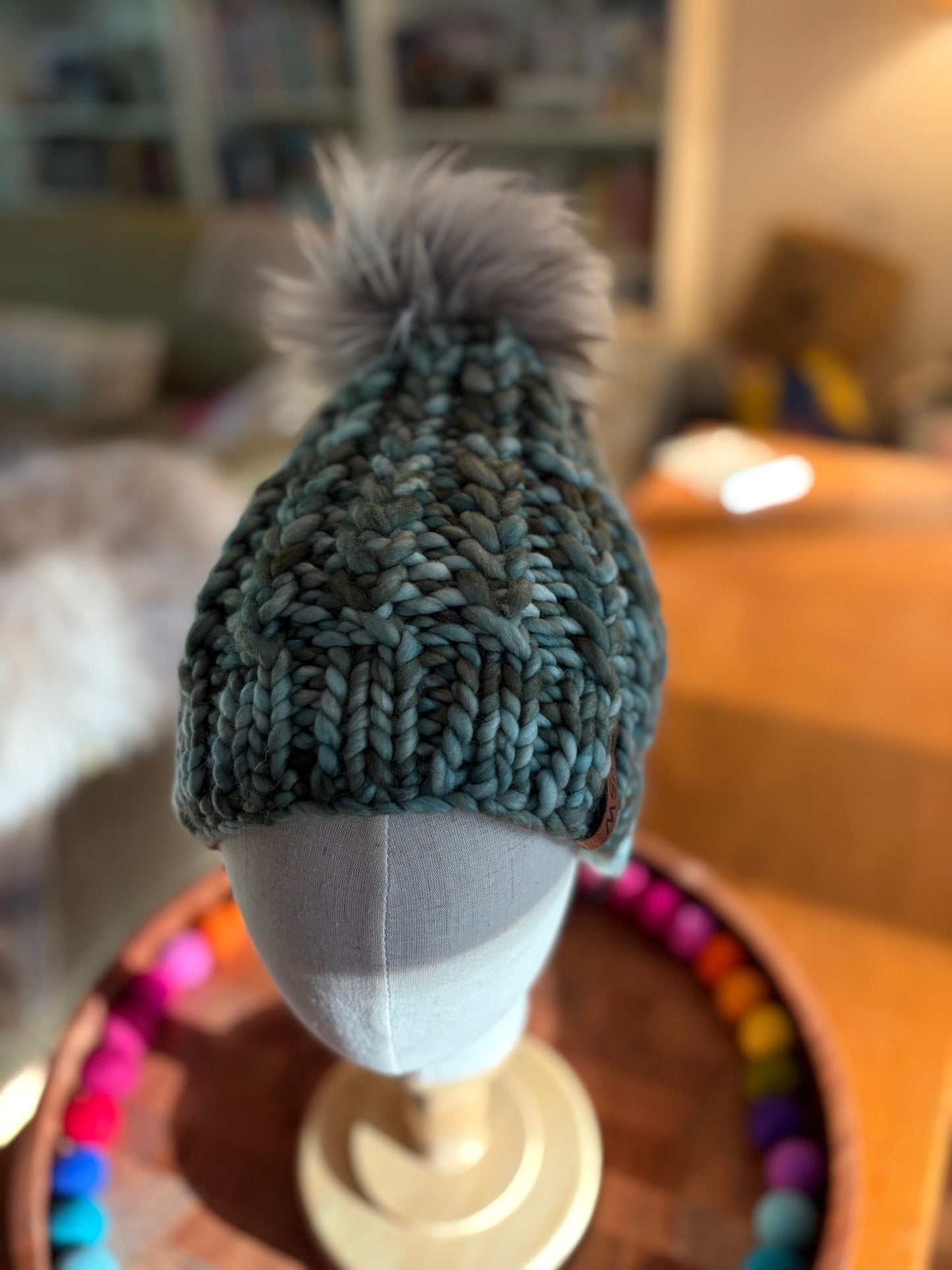 Braided Heart Beanie