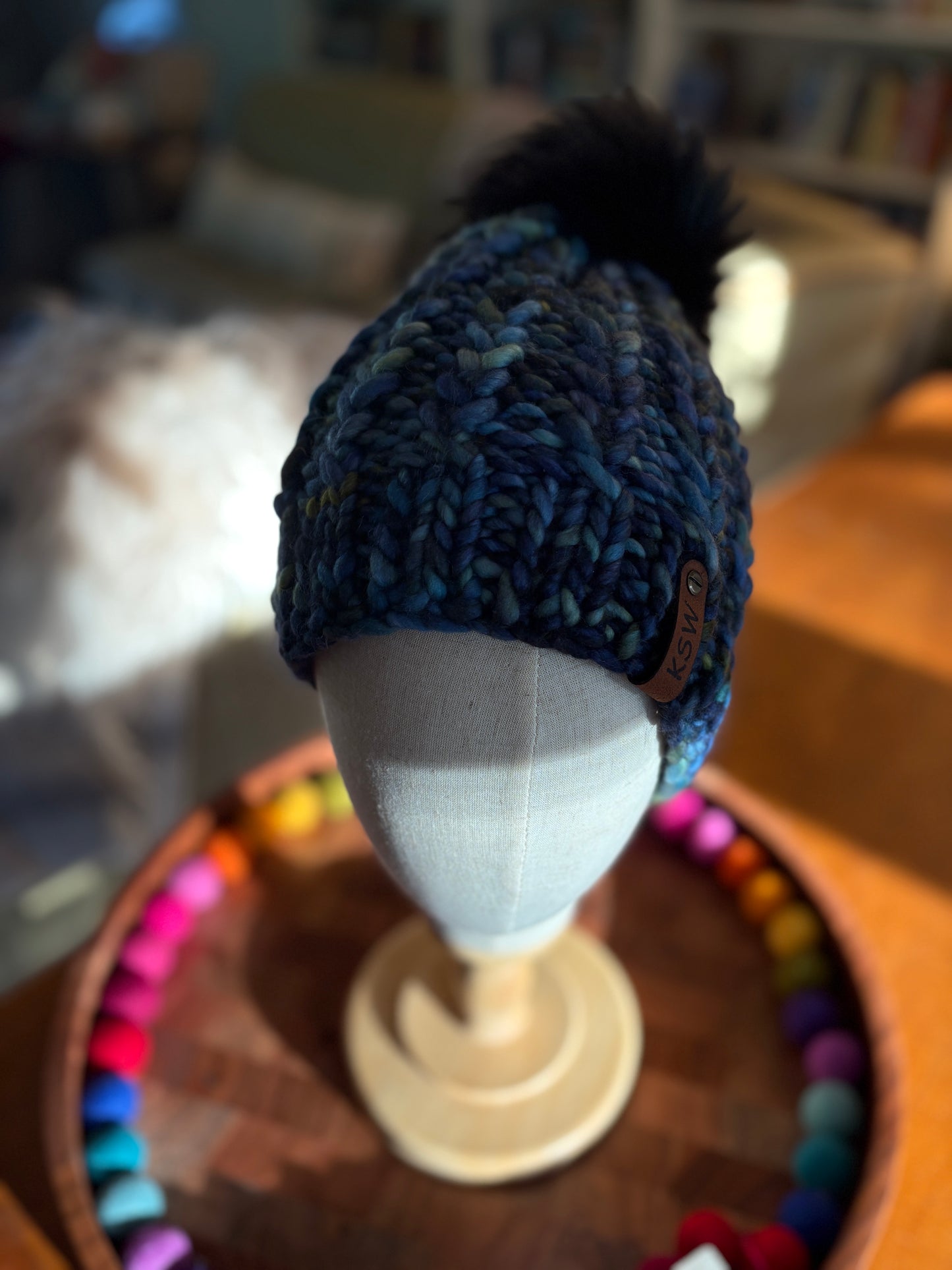 Braided Heart Beanie