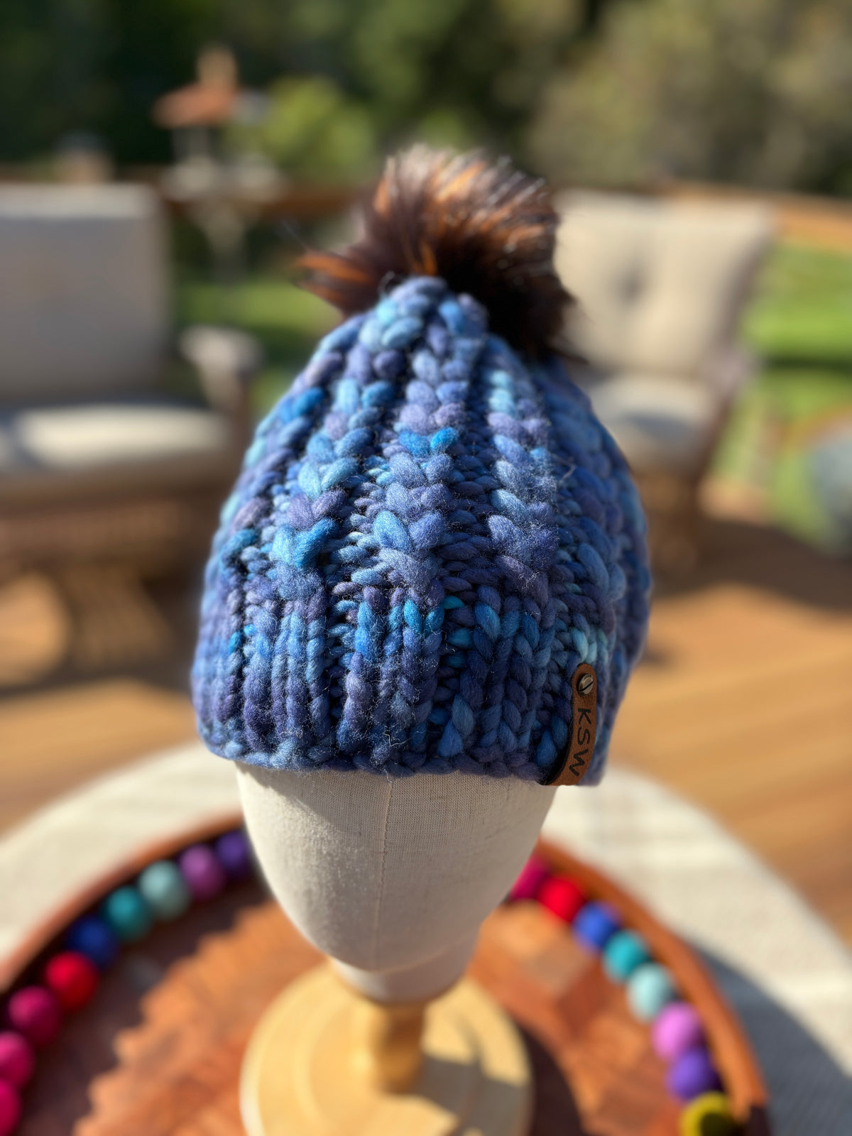 Braided Hearts Beanie